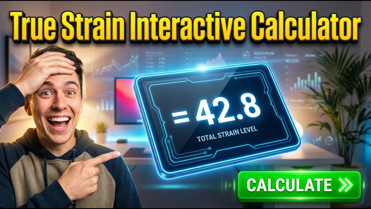 True Strain Interactive Calculator