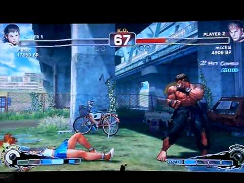 Uryo [Sakura] vs mcchai [Ryu] SUPER STREET FIGHTER 4 - Japanese Online Ranked Matches