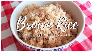 HOW TO MAKE BROWN RICE IN THE NINJA FOODI PRESSURE COOKER || EASY & FAIL PROOF