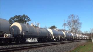 preview picture of video 'UP SD70ACe w/ Nice K5LLA Horn Leading NS 155 in Rocky Ford, GA 1/18/15'