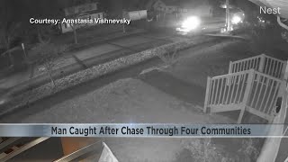 Chippewa County man arrested after chase spanning 2 counties, vehicle fire