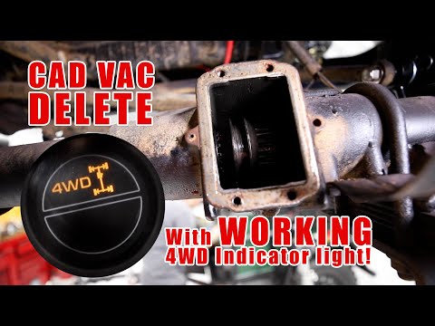 How to Delete the Jeep YJ CAD System (Posi-Lok Install Guide) with working 4WD indicator light