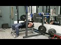 Tricep training with the Barbell Pin Press - Arm Workout - Big Arm Training Tip!