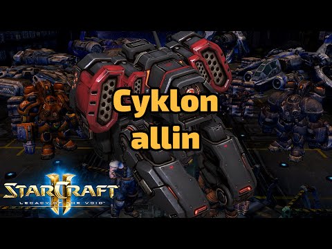 Terran poradnik LotV #2 - Cyklon allin z minami, nieco trudniejsze zagranie