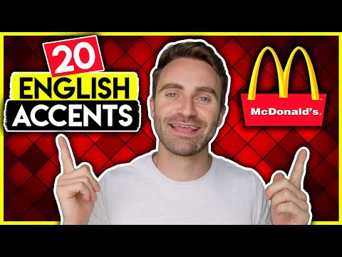 Ordering McDonald's in 20 ENGLISH ACCENTS