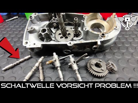 Simson M53 Motor Gang springt raus Probleme mit der Neuen Schaltwelle Schwalbe,Star,Duo,Spatz!!!!!
