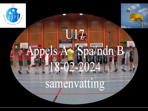 Korfbal U17 A    Appels-Spartacus  18-02-2024  samenvatting
