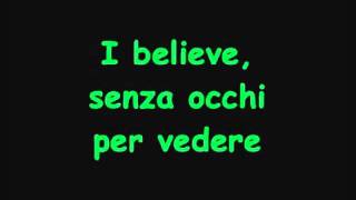 sonohra believe + testo