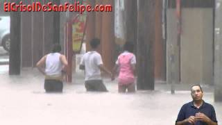 preview picture of video 'Afectado San Felipe por tormenta'