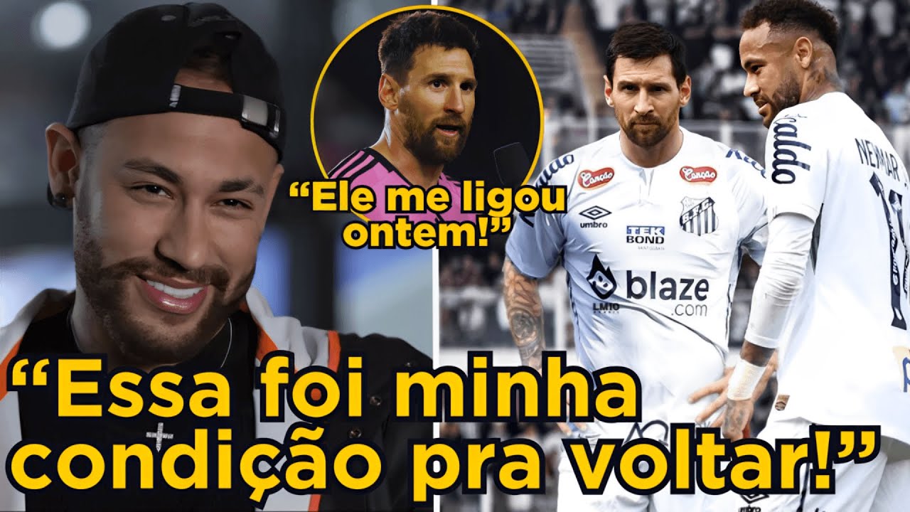 🚨VAI BANCAR TUDO! NEYMAR QUER LEVAR SÓ LENDAS PRA JOGAR COM ELE NO SANTOS!