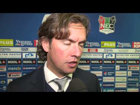 Reactie Alex Pastoor na afloop van N.E.C. - Feyenoord