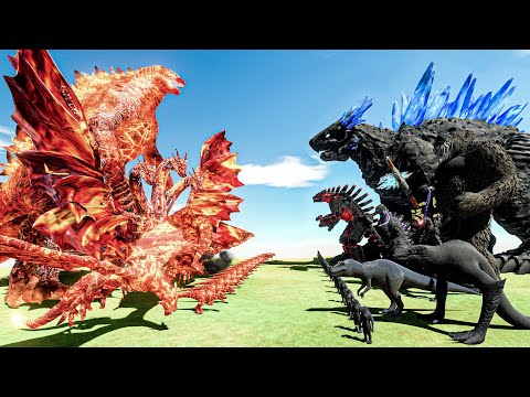 Thermo Godzilla Team Fire vs Shimo & King Kong – The Betrayal of Darkness | ARBS Cinematic Battle