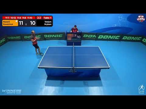 21:00 Nazarii Kovalchuk 3 - 2 Vadym Hryban West 5 WIN CUP 08.10.2022 | TABLE TENNIS WINCUP