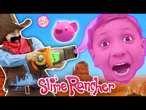 Gooey, Squishie Slime Monsters vs. FGTEEV Sheriff (Slime Rancher Farm Gameplay / Skit)