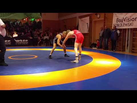 08.11.2019 TSV Gailbach vs. RWG - 61kg Freistil: Karl Straub vs Simon Scheibein