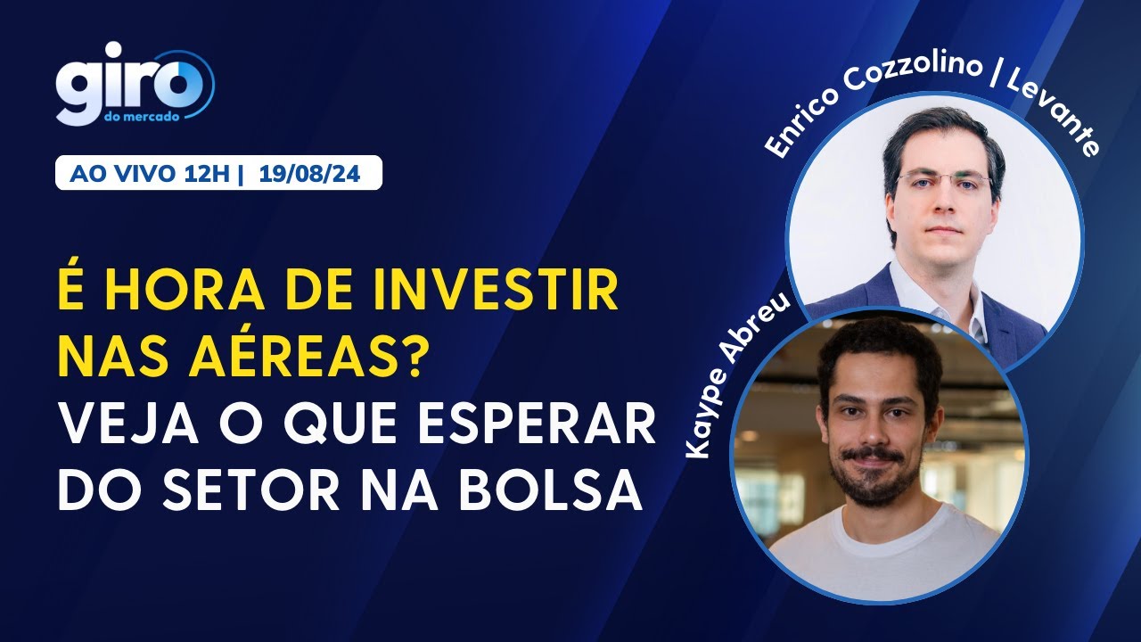 🔴 AO VIVO | É HORA DE INVESTIR NAS AÉREAS? VEJA O QUE ESPERAR DO SETOR NA BOLSA