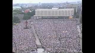 Jan Paweł II w Polsce 1999 Msza w Warszawie Część 1