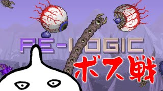 【Terraria】マスターハードコアでの初ボス戦いくぜ！！