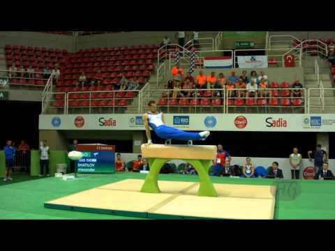 SHATILOV Alexander (ISR) - 2016 Olympic Test Event, Rio (BRA) - Qualifications Pommel Horse