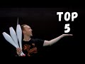 My TOP 5 favourite 3 club juggling tricks