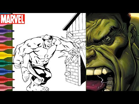 HULK COLORING PAGE AVENGERS - HULK Smash Coloring Page - Coloring Avengers The Hulk Incredible Hulk