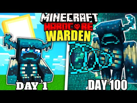 I Survived 100 Days as WARDEN in Minecraft Hardcore (Hindi)