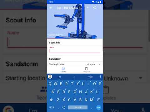 Robot Scouter - FRC Scouting Video
