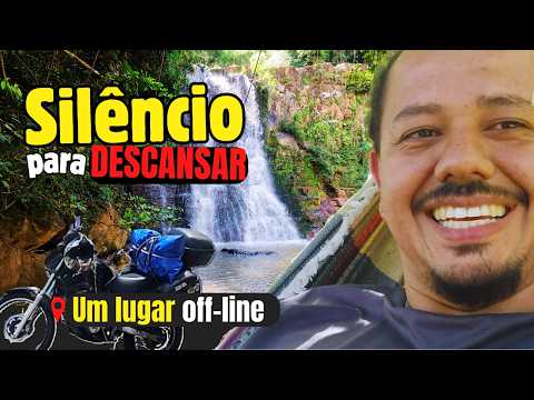 Sem internet. Sem som. Só o barulho da água.