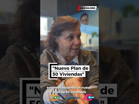🏠 ¡Sara Majorel anunció 50 nuevas viviendas para Marcos Juárez!