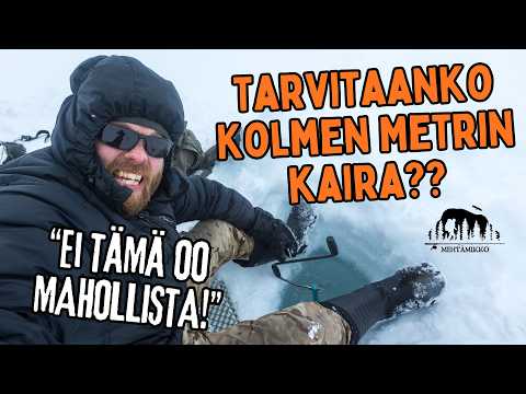 THROUGH THICK ICE ❄️ Ice fishing expedition in Northern Sweden 🎣 The Rematch in Riksgränsen