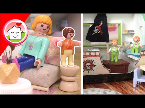 Playmobil Familie Hauser - neues Kinderzimmer für Paul und Alex - Herbst Deko - Pimp my PLAYMOBIL
