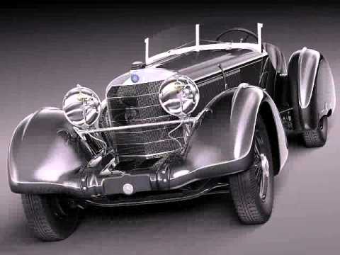 Mercedes-Benz 710 SSK Trossi Roadster 1930 3D model from CGTrader.com