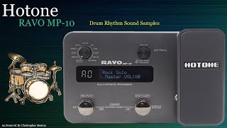 Video thumbnail for Hotone Ravo MP-10 Rhythm Samples by Chris Benton