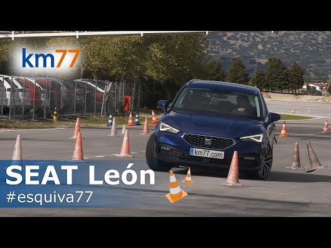 SEAT León Sportstourer 2020 – Maniobra de esquiva y eslalon | km77.com