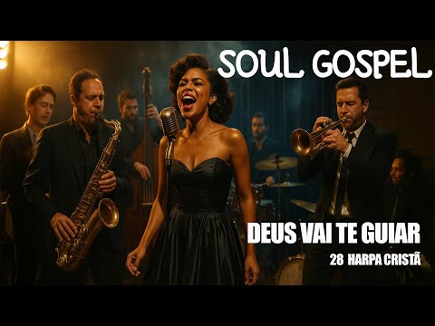 Deus Vai Te Guiar 🎷 "Soul Gospel" 🔥 28 Harpa Cristã - Com Letra - Jazz Gospel  "Gospel Music Remake"