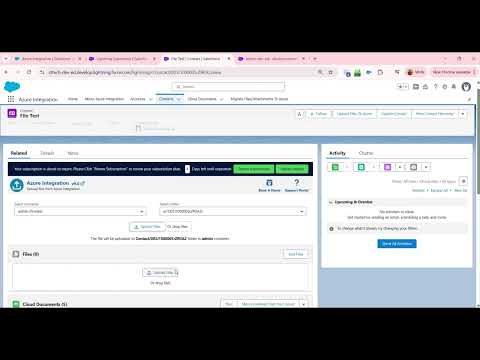 Custom Attributes on Upload Salesforce to Azure