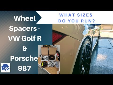 Wheel Spacer Basics and Install - VW Golf R and Porsche Boxster Spyder
