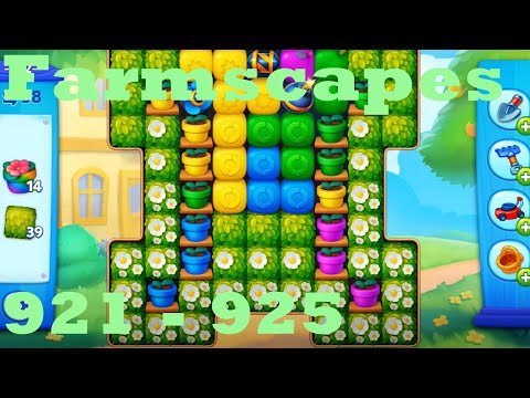 Farmscapes Level 921 - 925 HD Gameplay Walkthrough |  3 - match game | android | ios | pc | app