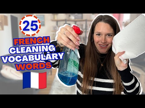 🇫🇷 🧽 Les tâches ménagères : 25 mots de vocabulaire en français