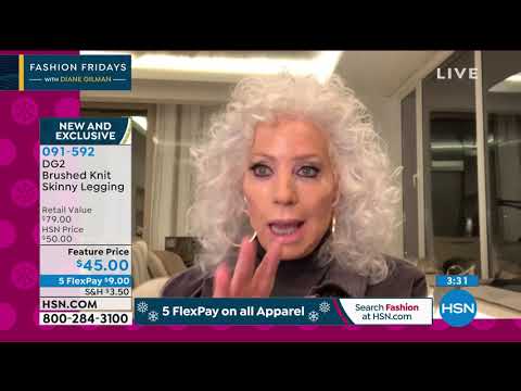 DG2 by Diane Gilman Brushed Knit Skinny Legging  Basic