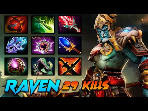 Fnatic.Raven Phantom Lancer 29 Frags - Dota 2 Pro Gameplay [Watch & Learn]