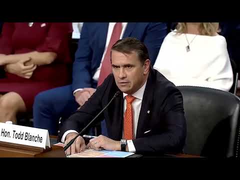 Video Thumbnail: Republican Cornyn presses Blanche on 'weaponization fund'