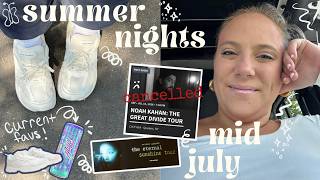 summer vlog!! work as a trainer & PT + the eternal sunshine tour & the great divide tour!! :)
