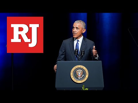 Barack Obama delivers Harry Reid's eulogy