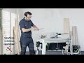 Išilginio pjovimo staklės Festool TKS 80 EBS-Set