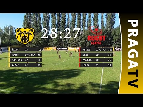 Highlights: Praga vs. Slavia Extraliga ragby 1.kolo 2016/2017