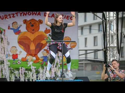 Bursztynowy Dzień Dziecka - trampoliny