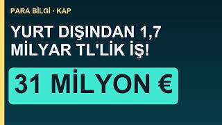 Yurt Dışından 1,7 Milyar Liralık İş! 31 Milyon Euroluk Enerji Hattı Sözleşmesi