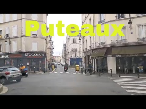 Downtown Puteaux 4K- Driving- French region
