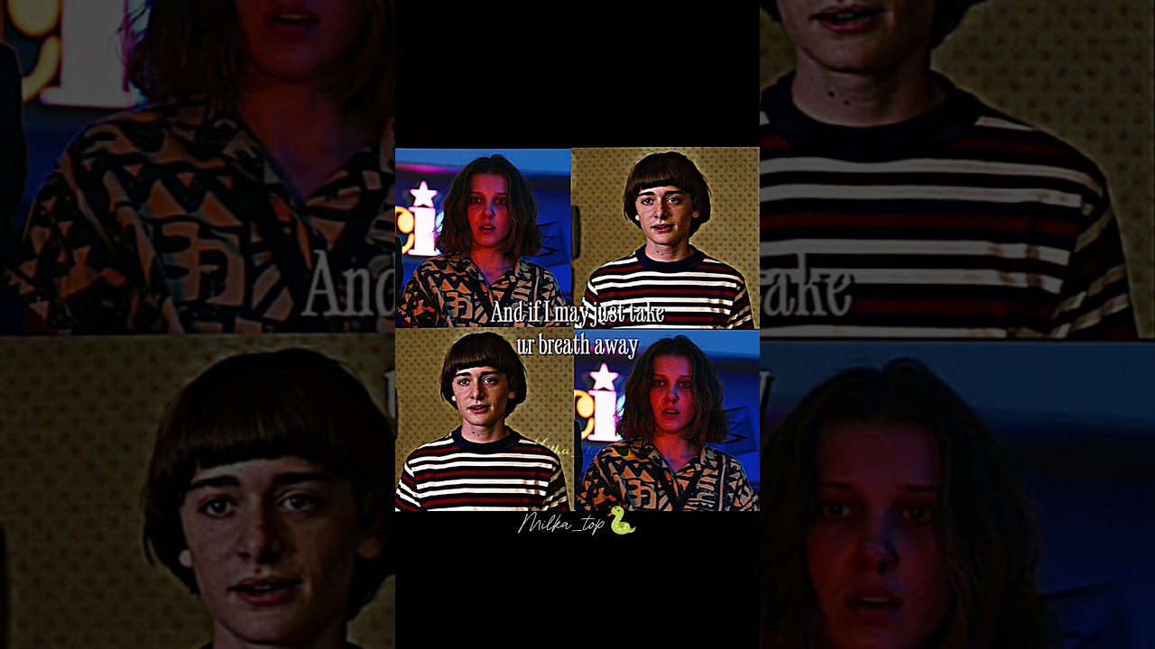 El and Will.. #strangerthings #elevenhopper #willbyers #dustinhenderson #lucas #maxmayfield #edit